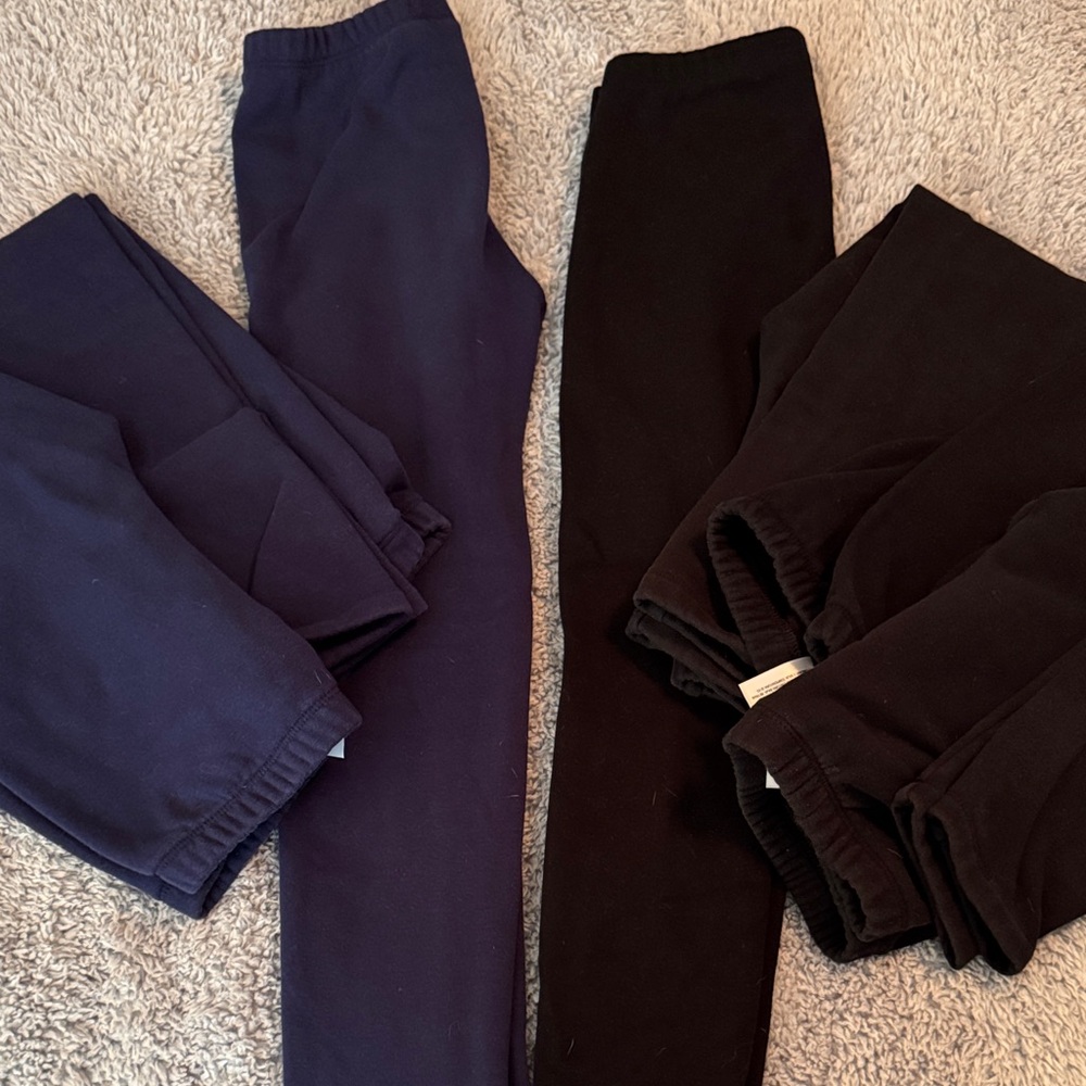 Cozy Fleece Lined Cat & Jack Leggings in Navy and Black